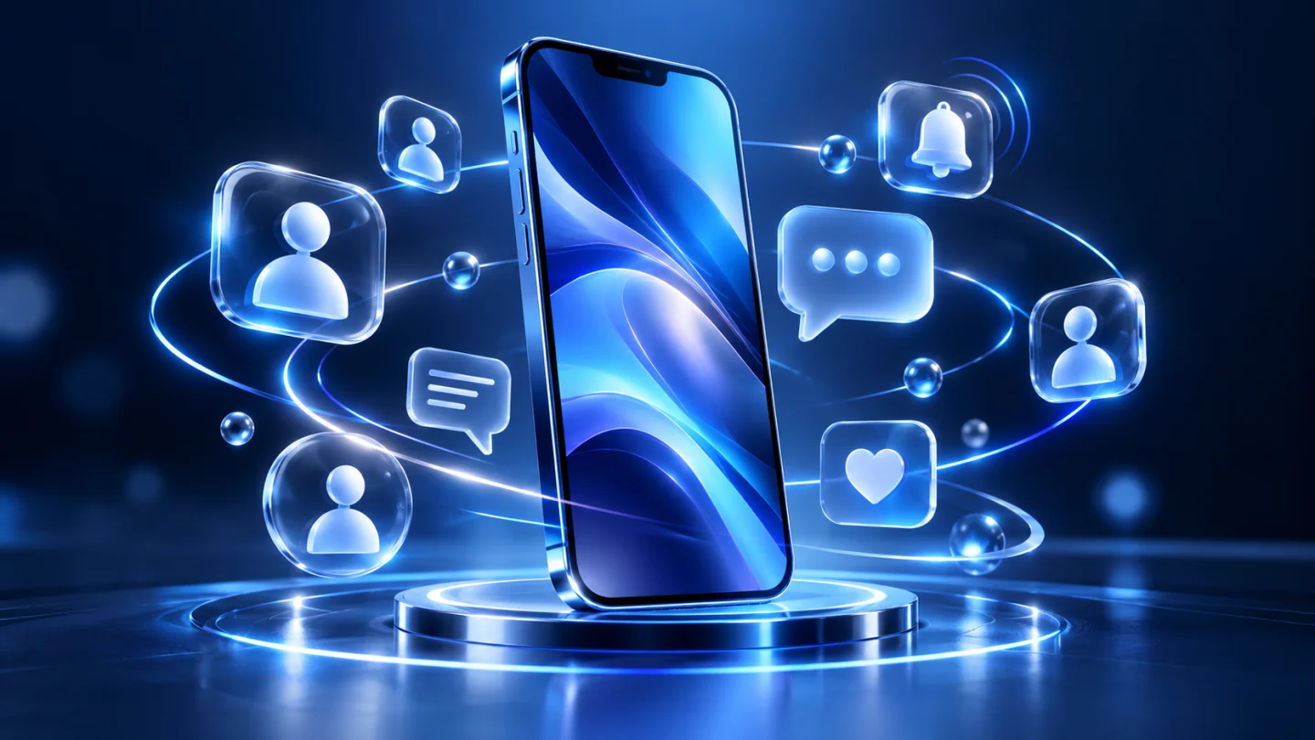 Customer-focused mobile application experience on a modern phone